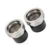 2PCS 2.441in Bearing Buddy Stainless Steel Lubricator Tool Kit for Most Boat Trailer Wheel
