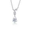 S925 Sterling Silver Moissanite Cross Pendant Clavicle Necklace for Women Luxury Sparkling Fine Jewelry Gift