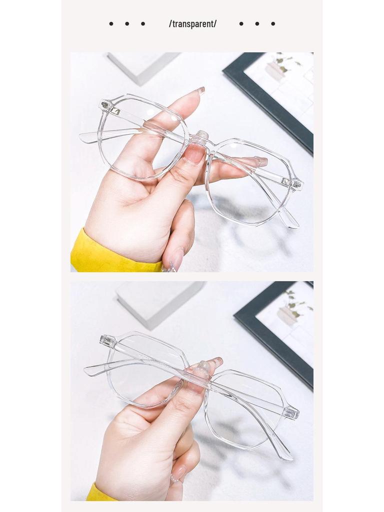 Unisex Minimalist TR90 Luxury Student Eyeglass Frame with Rivet Texture