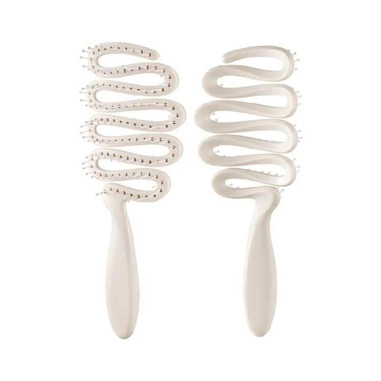 Textured Hair Volumizers Comb Hollow Out Teeth Reduce Friction ABS Plastic For Fine & Thin Hair Types