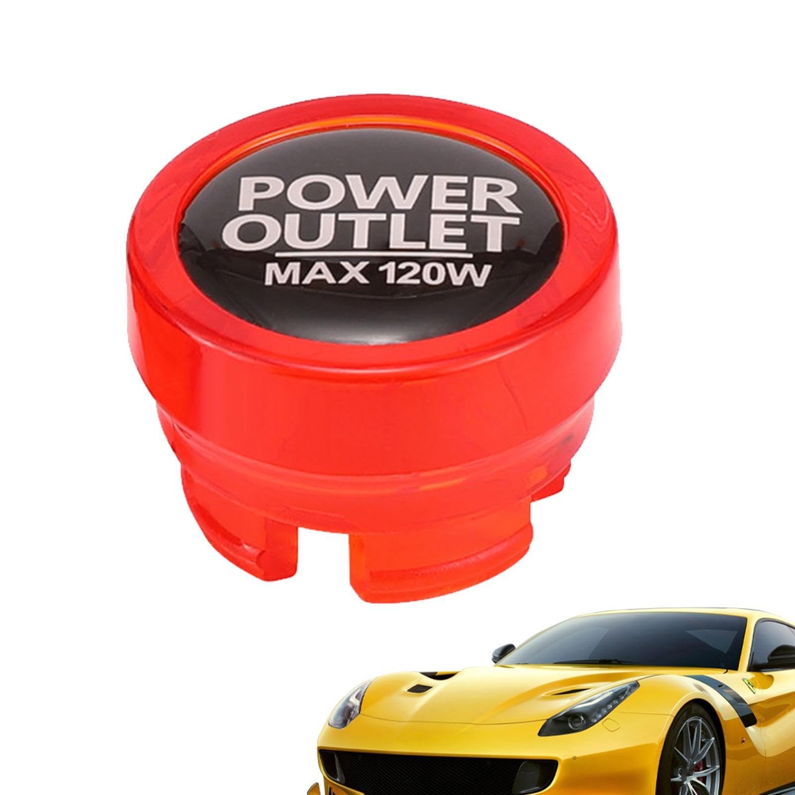 

Car Lighter Plug Cap, Cigarette Lighter Plug Cover, Dustproof Universal Plug Cover for Lighter, Please refer to the description красный