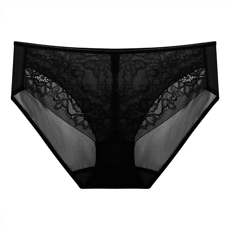 Women's Breathable Silk Lace Panties: Spring & Summer Comfort