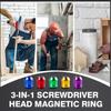 3-in-1 Magnetic Screw Ring Strong Magnetic Magnetic Bit Holder  Woodworking