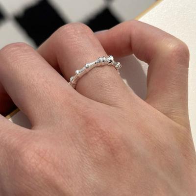 Mosxe [925silver] Bone Detail Ring