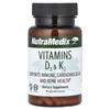 Vitamins D3 & K2, 90 Vegetable Capsules
