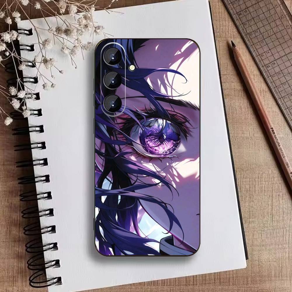 Oshi No Ko A-Anime Cute Phone Case For Samsung Galaxy A73,21,22,32,71,53,52,51,80,5G Soft Black Cover