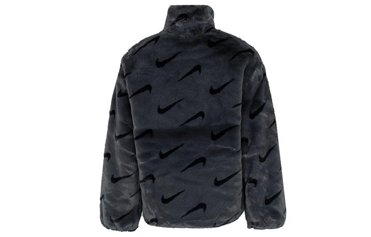 Nike sieviešu apdrukāta mākslīgās kažokādas jaka