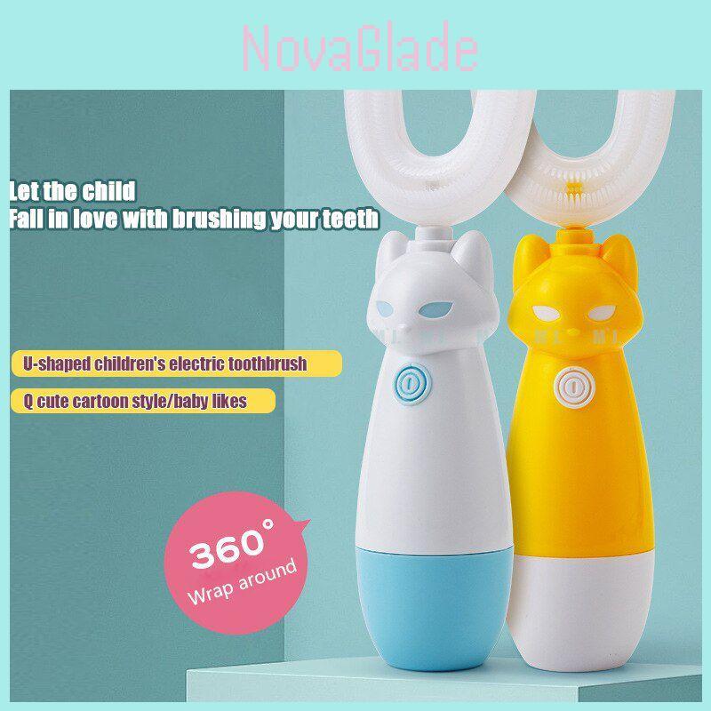 Durable Electric Toothbrush For Kids With Silicone Brush Head And Long Battery Life