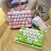 26-Key Stress-Relieving Keyboard Toy Keychain Cute And Creative Student And Children'S Birthday Gift Small Pendant Accessory