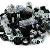 Technical Parts Set MOC Expansion Compatible with Classic Block Vehicle Parts 102-piece - Gears, Axles, Tires, Parts,
