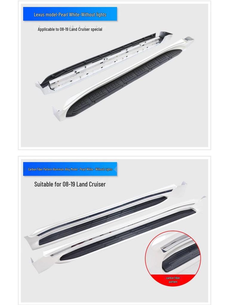 Land Cruiser LC300 Side Step Running Board for 2008-2022 Models