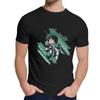 Arrival Hero Academia Midoriya Izuku Deku T Shirt Pure Cotton Graphic O Neck Cartoon Print