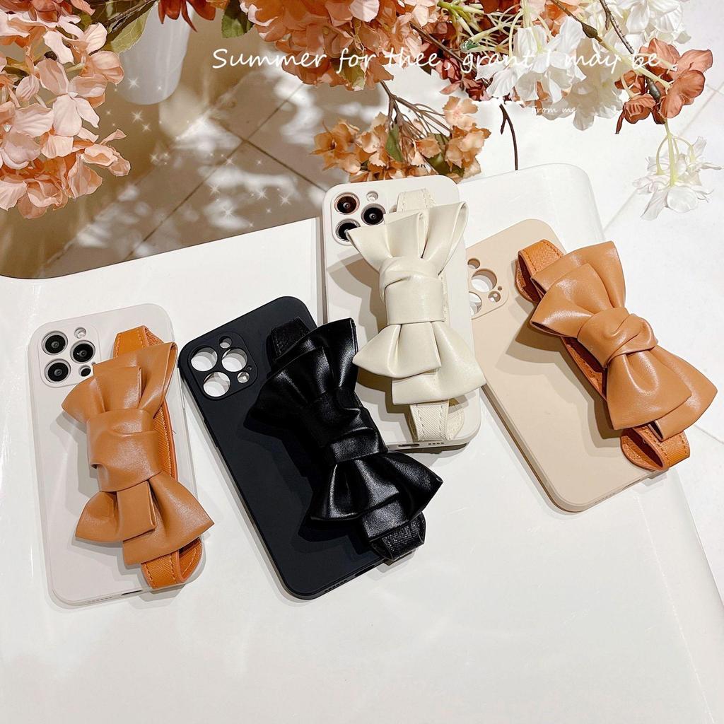 Bow Bracelet Strap Case for iPhone 14 Pro Max/15/13/12 - Celebrity Style