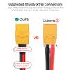 12AWG 1.5m/5FT XT90 Male To Car Cigarette Lighter Extension Charging Cable for Baseus 500W Car Inverter FPV Model RC Battery.