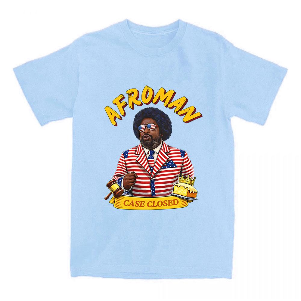 Afroman Cakes Closed Design T-shirt Women Men Clothing Short Sleeve O-neck Loose Tshirts Cotton Summer Graphic Print Merch Tees