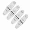 4Pcs Boat Hatch Hinge 316 Stainless Steel Rust Proof Sturdy Marine Hatch Hinge for Yacht 103 X 27mm   4.1 X 1.1in