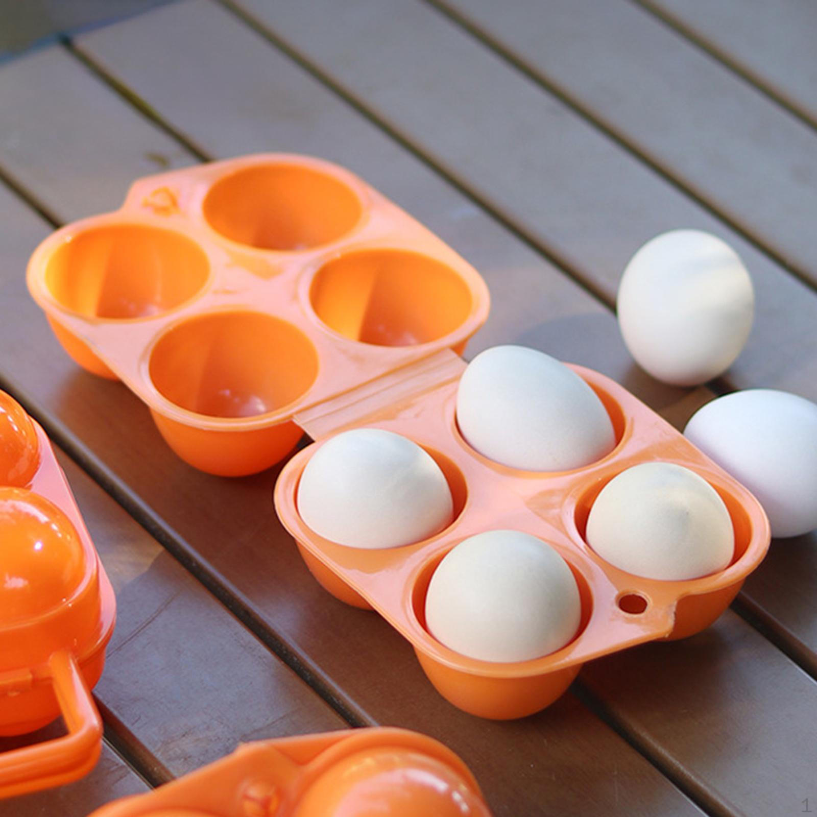 

Ящик для хранения яиц, переносной чехол, многофункциональный многослотовый органайзер, держатель для улицы 4 Grids