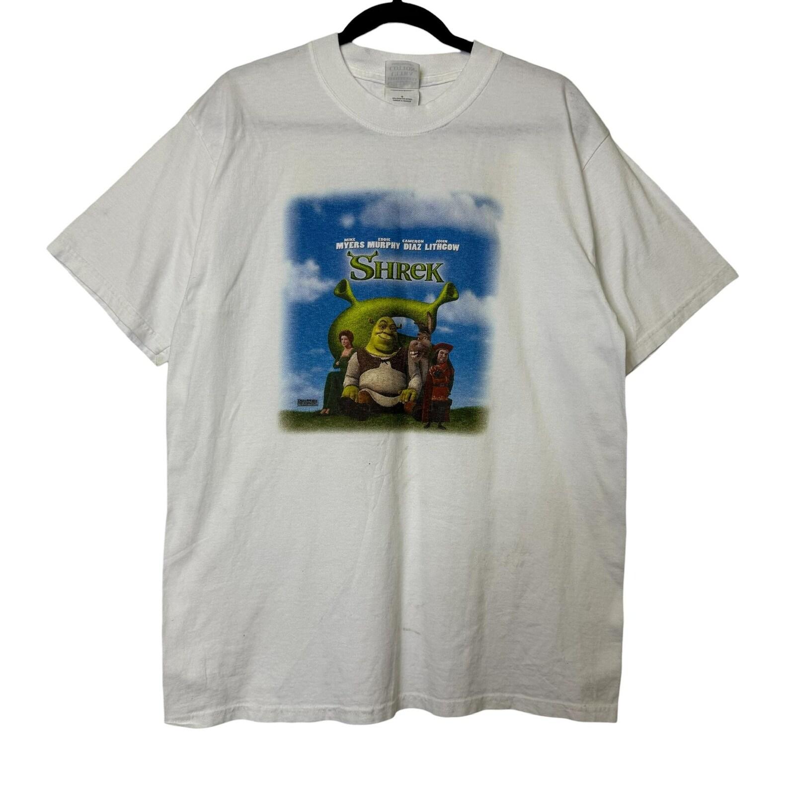 90 s Shrek Movie T shirt Sz L (B638) M