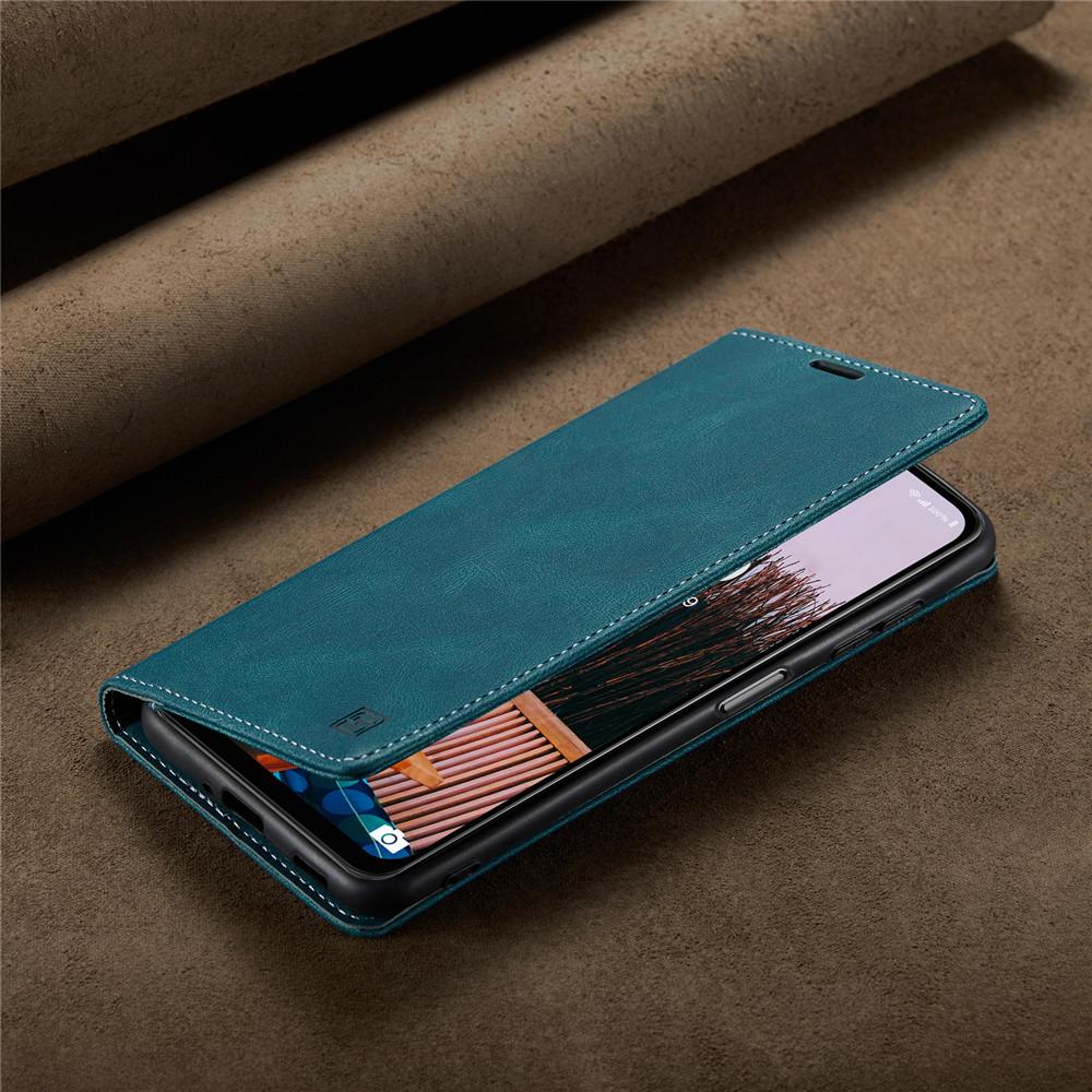 Luxury Genuine Leather Magnetic Wallet Flip Case for Samsung Galaxy M53 M33 M13 M32 M31 M12 M23 Card Slot Stand Shockproof Foldable Protection Cover