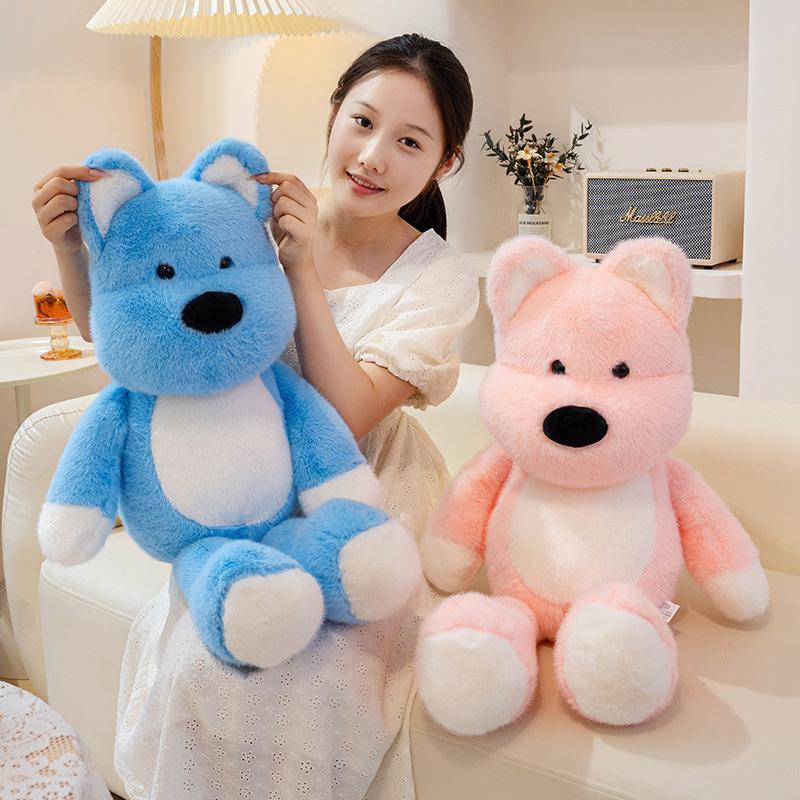 Soft West Highland Doll Plush Toy Big Dog Doll Girl Sleeping Companion Soothing Ragdoll Doll