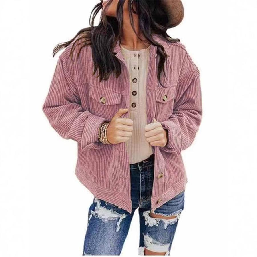 Autumn New Arrivals Women's Clothing Pure Color Down Jacket Top Cardigan Loose Heart Wool Coat