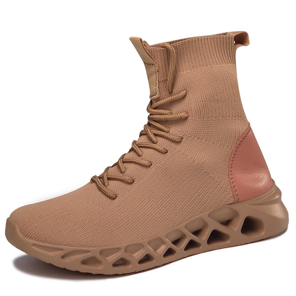 

Spring Fly-Woven Sports Shoes Platform-Soled Outdoor Travel Tide Women S Shoes Fashion Socks Shoes Overshoes 35