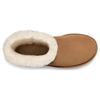 UGG Two-Layer Cowhide Casual Comfortable Mid-Calf Snow Boots Women boots Chestnut 1153612-CHE