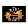 Industrial Style Motivational Gym Poster for Cafe, Bar, and Restaurant Decor