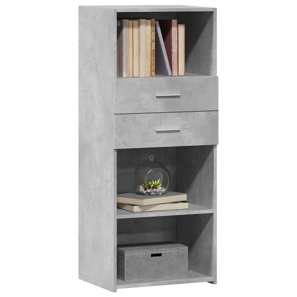 Highboard Concrete Grey 50 x 42.5 x 124 cm Particleboard