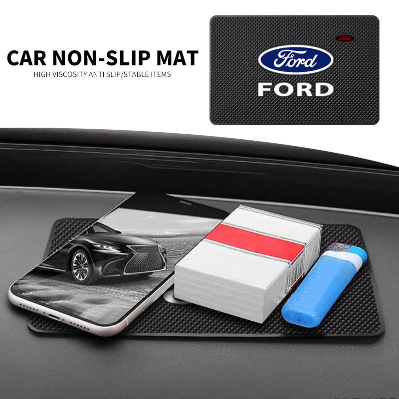 Tappetino Antiscivolo Adesivo per Auto Pad per Cruscotto Auto Tappetino Antiscivolo Resistente al Calore per Ford Focus 2 MK2 3 4 MK3 MK4 ST Mondeo Festiva Fusion