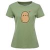 Fashion Womens  Short Sleeve Potato Sack Plus Size Cotton Casual Top