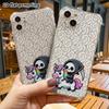 Phone Case: 2D Flat, Fits iPhone 18 17 16 15 14 13 Pro, Transparent Corners Protective Case, High Contrast Dark Style, Christmas and Halloween Gift