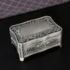 Elegant European Style Zinc Alloy Jewelry Box Storage Container For Necklace And Ring Accessories Storage