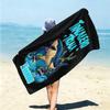 Personalized "Shark Power: Tralalero Triala" Beach Towel Microfiber Beach Towel Thin Absorbent for Beach Swimming Yoga Bath Sports. 0910429