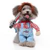 Costume per Animali Domestici Abbigliamento Cani Gatti Invernale Caldo Cotone Cappotto Stagionale Travestimento Cosplay Abbigliamento S M L XL