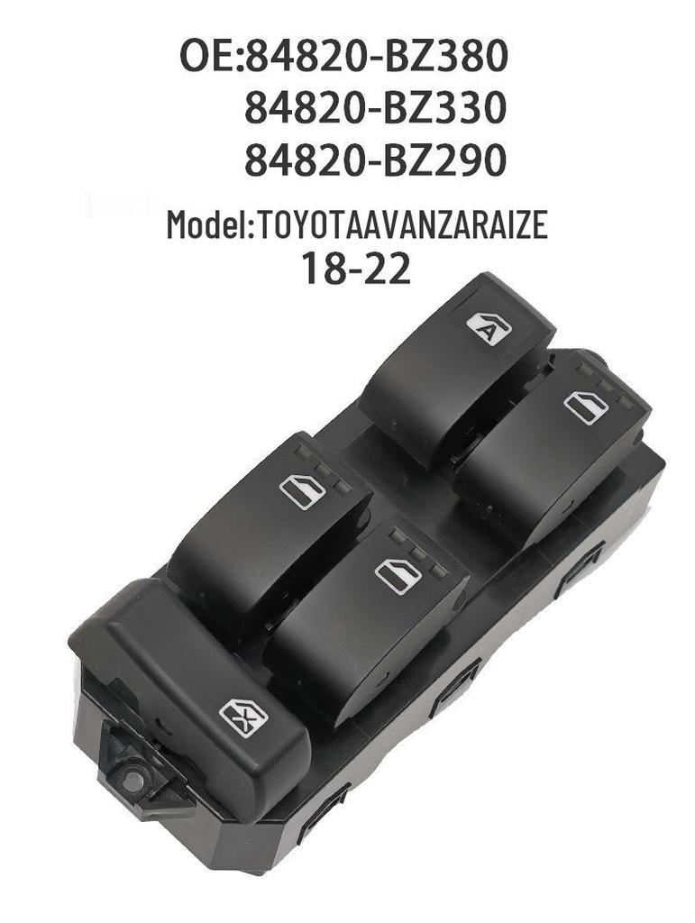 84820-BZ380 Car Window Lifter Switch for Avanza/Raize 18-22, 16-Pin