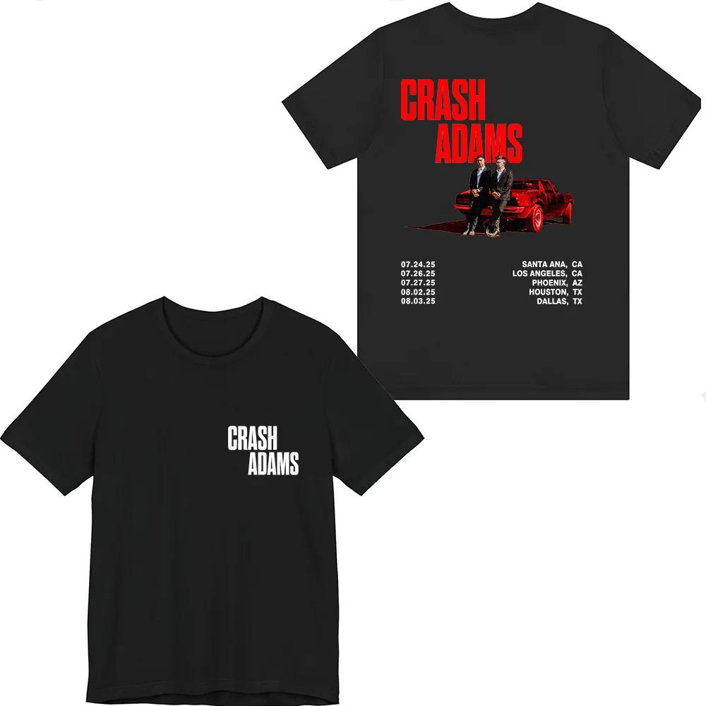 Crash Adams Merch Tour 2025 Tshirt Unisex Women Casual Short Sleeve Graphic Tee S