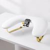 U-Shaped Nail Hand Rest Ergonomic with Metal Frame Manicure