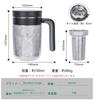 Boundless Voyage Titanium Vacuum Insulated Mug with Tea Strainer and Lid, 700ml Capacity, Keeps Hot or Cold, Stylish Gift for Father's Day, Birthday,
