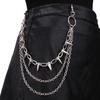 Metal Punk Belt Chain With Rivets For Men And Women Stylish Waist Accessories