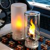1-5pcs Car Ambient Night Light Holiday Home Decor Auto Interior Light 5V USB LED Flickering Candle Bulb Lamps Accessories