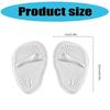 High Heel Gel Inserts Pad Set with 2 Forefoot Cushion Pad 2 Back of Heel Support Pad for Women High Heel Cushion Inserts  Transparent