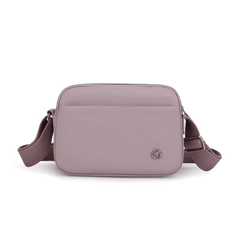 Multi-compartment messenger bag casual bag new lightweight nylon medium and women's bag large capacity shoulder small square bag