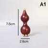1PCS Facial Massager Point Massage Stick Calabash Shaped Brass Skincare Sandalwood Gua Sha Tool For Face And Eye Area