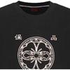 Evisu Gold Foil Family Flower And Scroll Large M Patch Sweatshirt Unisex sweatshirt Black 2ESHTM1SW300XX