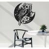 Premium Owl Metal Wall Sign, Rustic Iron Sculpture for Garden Porch Farmhouse Decor & Holiday Gift