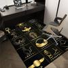 1PC Egyptian symbols Anti-slip carpet, suitable for Office, bedroomand playrooms. It can also be used as a sofa footrest cover-R57