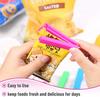 5-30pcs Colorful Sealing Clips Moisture-Proof Fresh-Keeping Snack Bag Sealer Clamp for Plastic Bags Reusable Kitchen Accessory