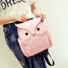 Women's Backpack Cute Owl Backpacks PU Leather School Bags For Teenagers Girls Female Rucksack