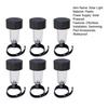 6 Pcs Solar Pool Lights Waterproof Outdoor Ground Pool Frame Lights Yard Garden Decoration Night Lights for Fence Framed Above Ground Pools